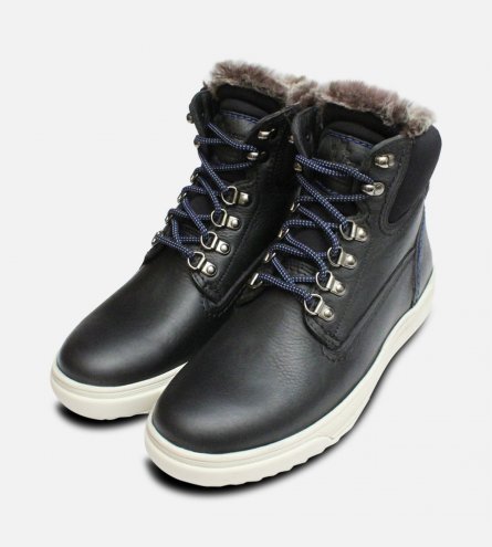 Fur Lined Black Urban Trekker by Panama Jack Shoes