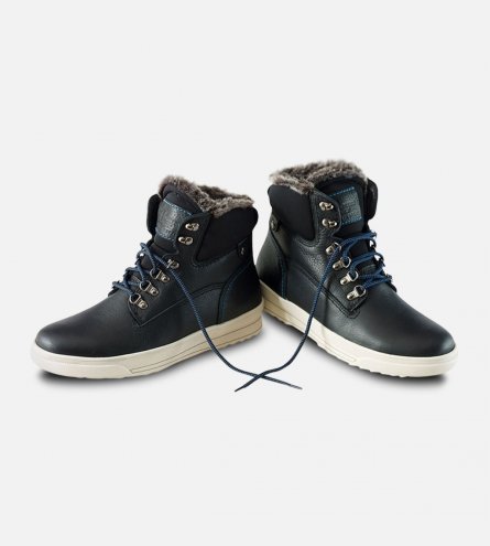 Fur Lined Black Urban Trekker by Panama Jack Shoes