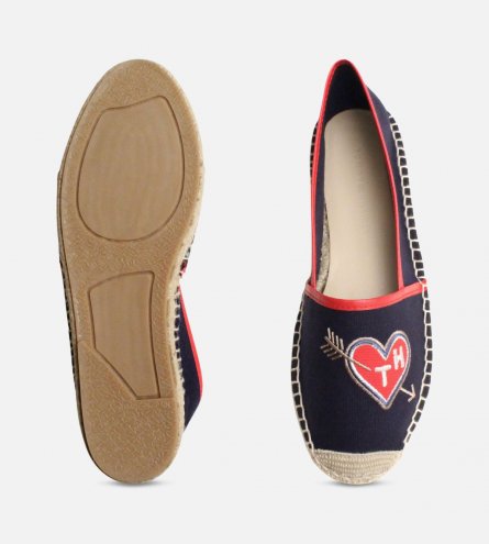 Ladies Tommy Hilfiger Sunny Navy Blue Espadrilles