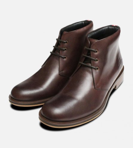 Thomas Partridge Mens Brown Digby Chukka Boots