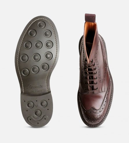 Trickers Stow Brown Dainite Brogue Boot