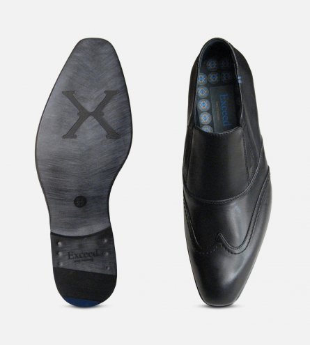 Matrix Loafers in Black by Exceed Shoes