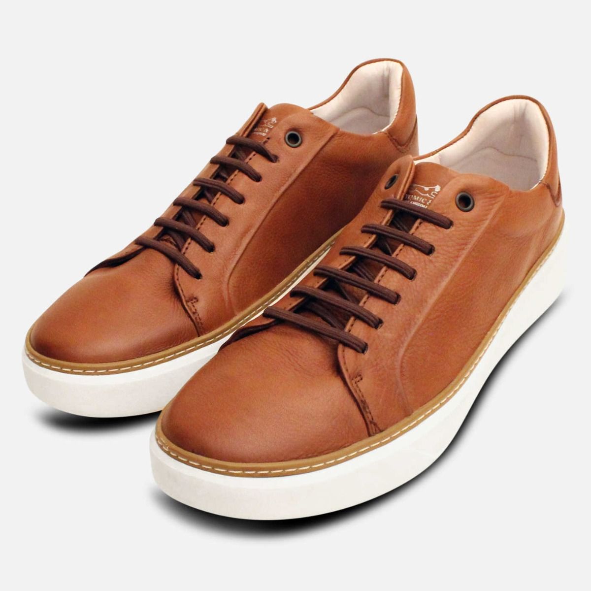 Anatomic Tan Comfort Lace-Up Training Shoes for Men