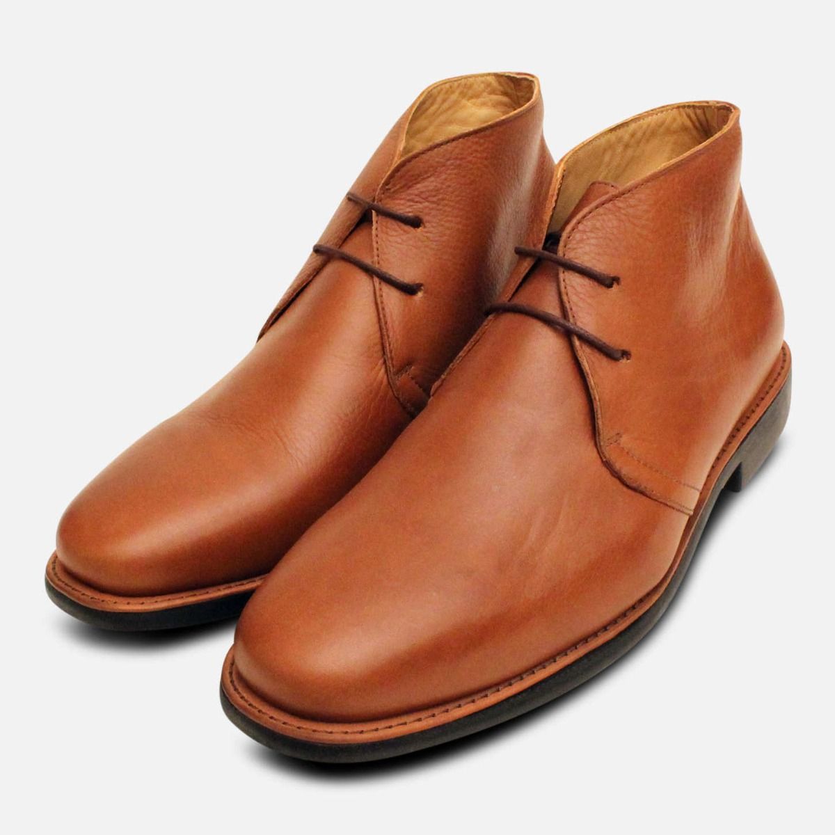 靴 Vintage Archive Leather Chukka Boots 27