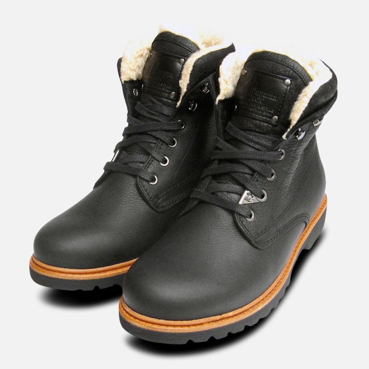 Black General Havana Joe Aviator Cotton Lined Mens Boots display picture 2