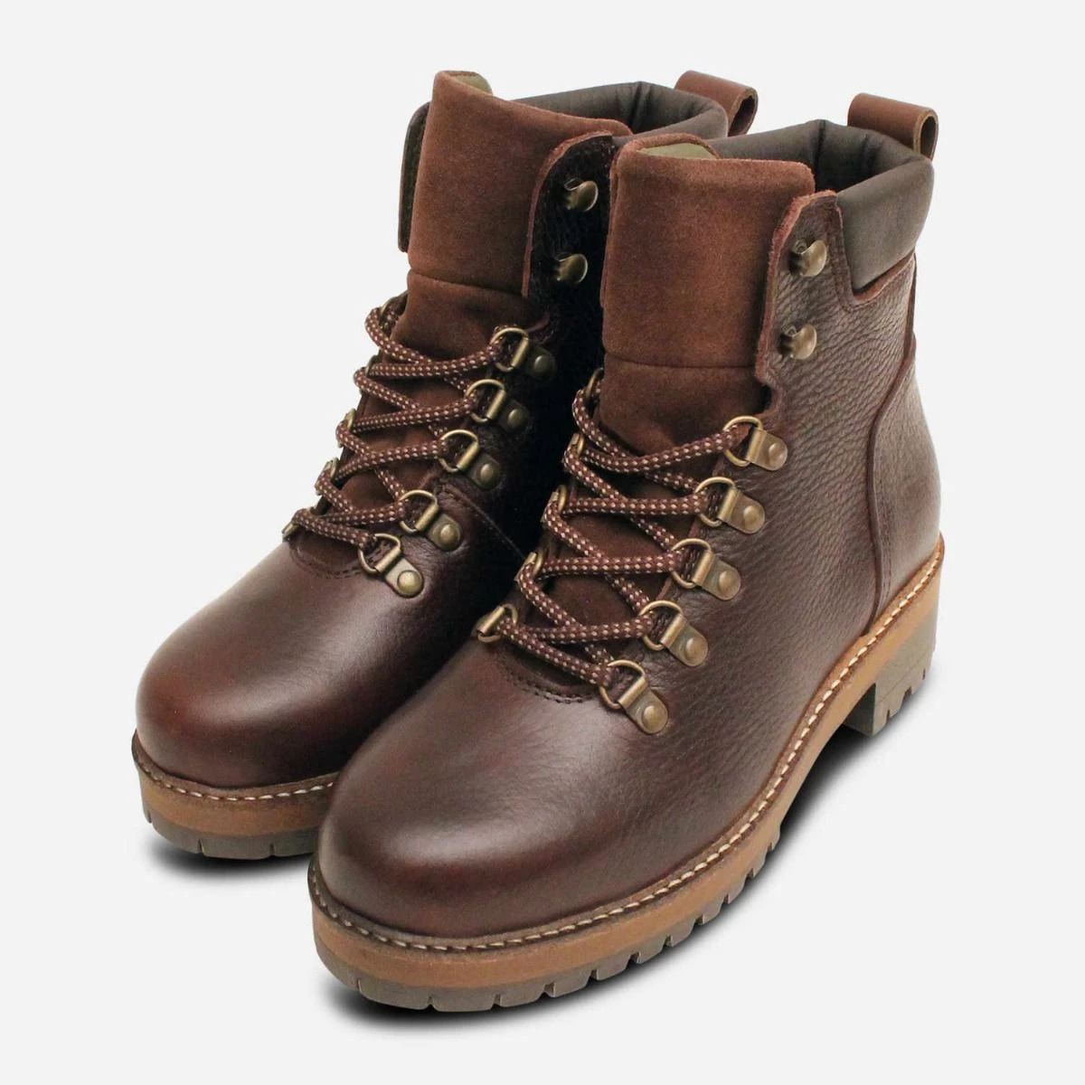 Barbour Luxury Stanton Trekking Boot In Dark Brown display picture 1