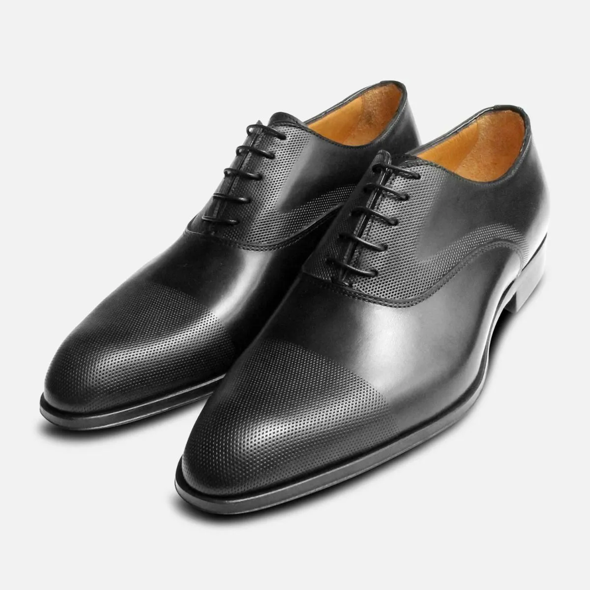 princess polly baby blue dress Black Oxford shoes - Leather outsole Winford main image 0