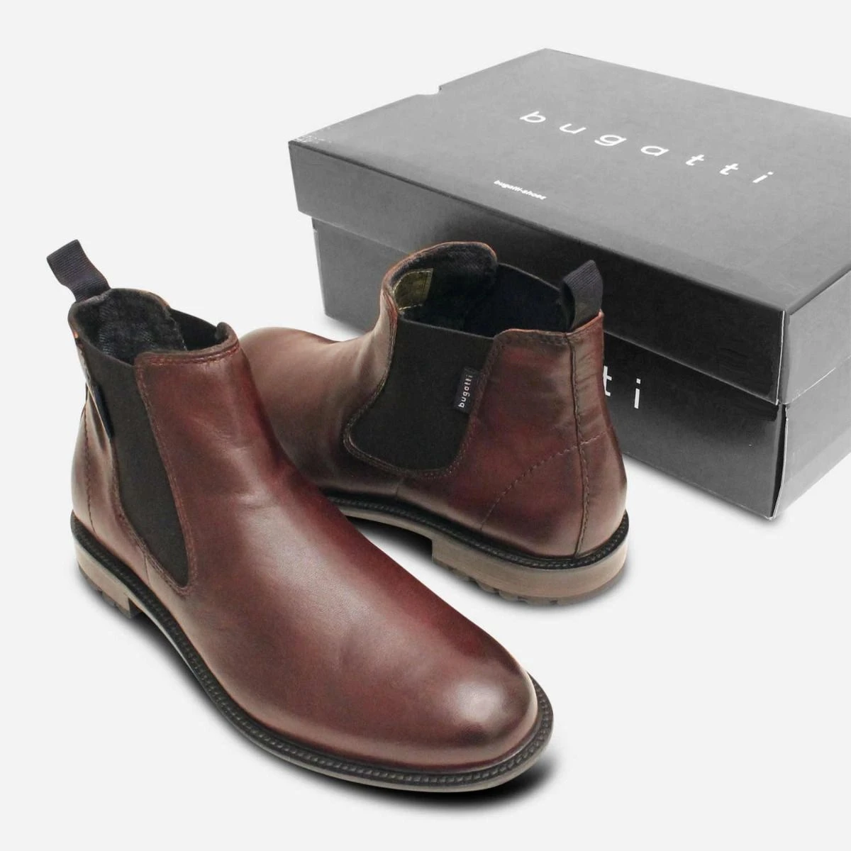 Bugatti Mens Dress Shoes Size US 8 EU 41 Leather Brown Round Toe Slip On Bugatti Dress Shoes for Men for sale | eBay main image 4