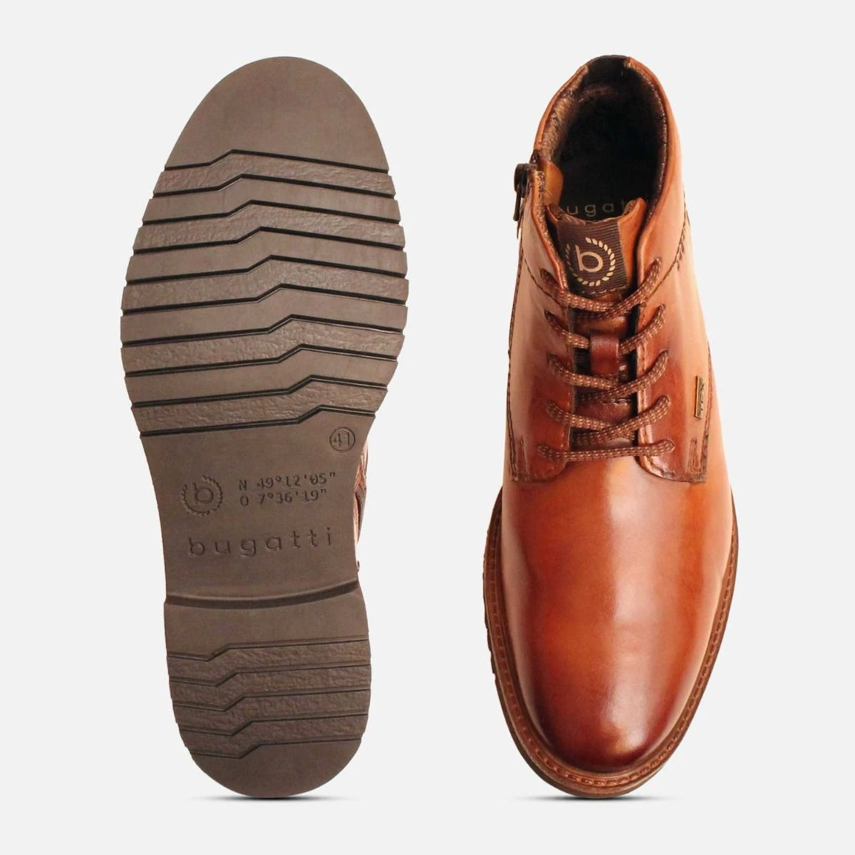 BUGATTI‎ Lace-Up Boots Mens Size US 13 EUR 46 Brown Suede Chukka Boots Shoes Men main image 2