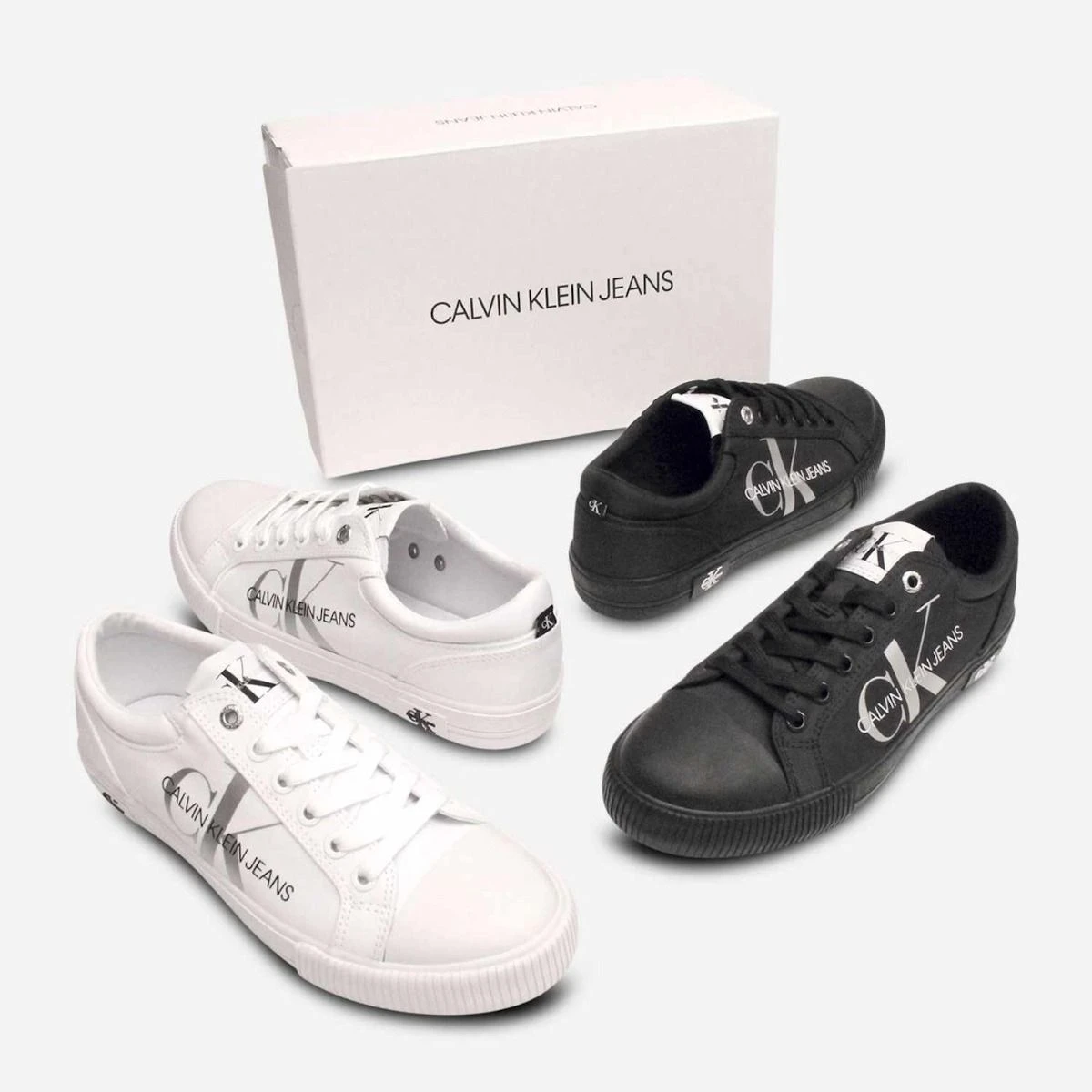 Like new Calvin Klein Men\'s Black Canvas Lace-Up Casual Shoes. Size 10. Calvin Klein Black Canvas Casual Shoes for Men for sale | eBay main image 4