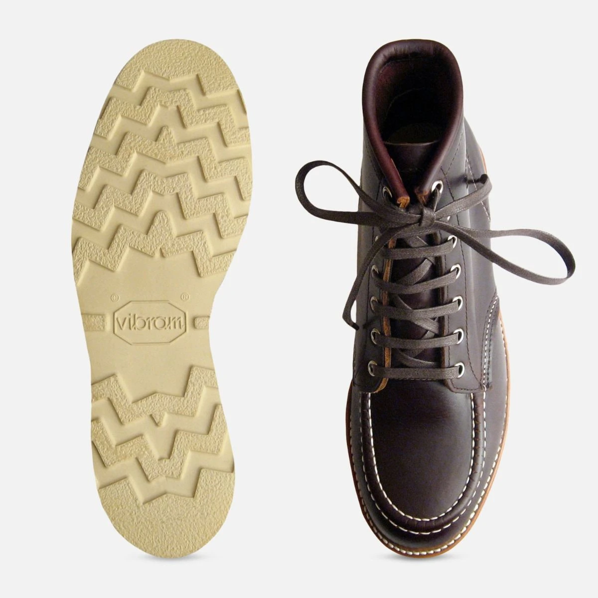 Chippewa Service Boots | Burgundy Cordovan Leather | Made in USA | Vibram Sole Chippewa Smith Boot - Cordovan - Arcane Supply Co main image 3