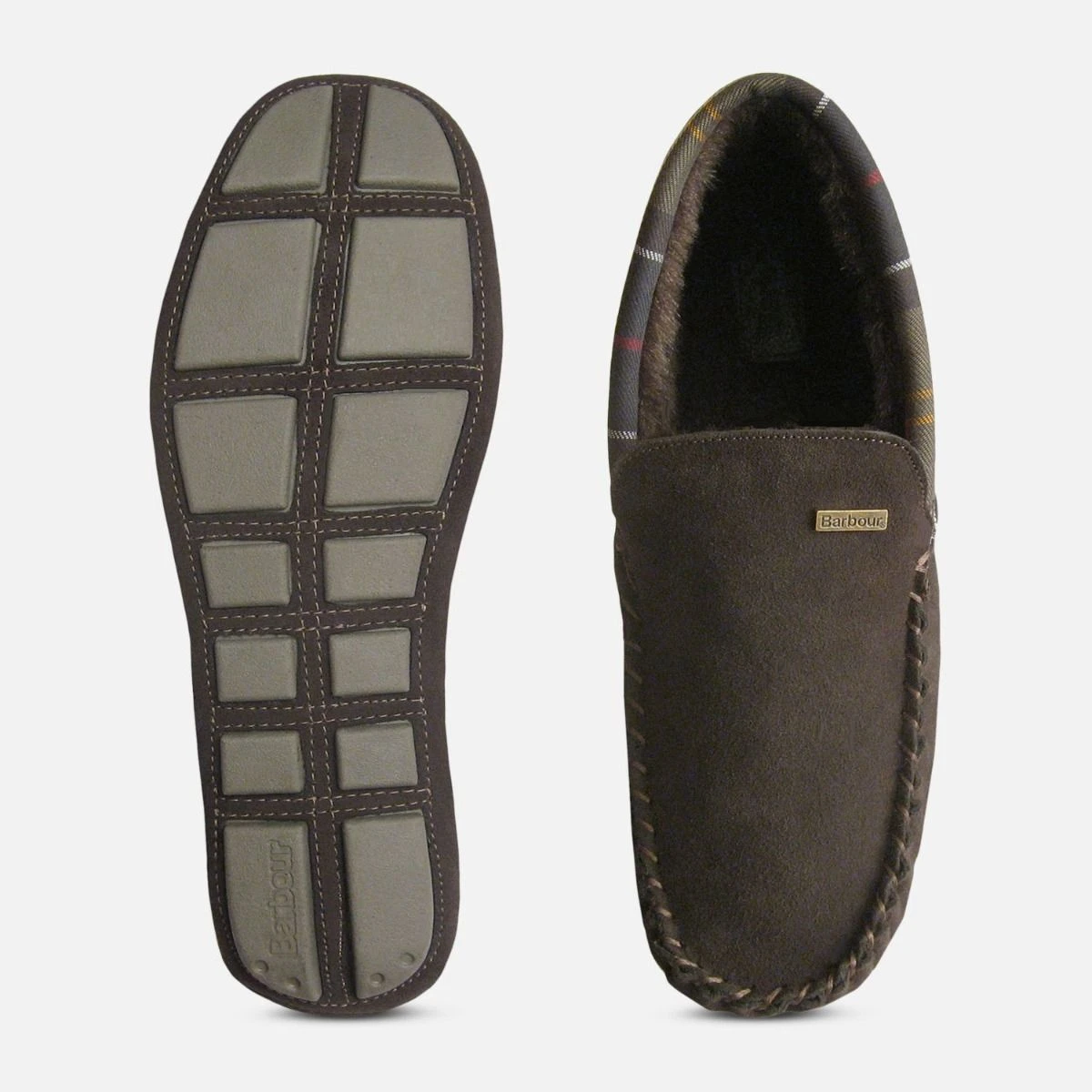Calvin Klein Men’s Dark Brown Faux-Shearling Lined Slip-Ons Brown Calvin Klein Slip-on shoes for Men | Lyst main image 3