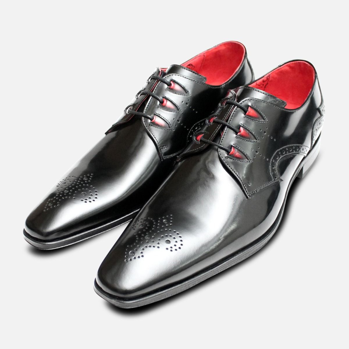 JEFFERY ~ WEST MUSE Shoes ☠️♥️? Jeffery West Scarface Muse Lace Up Brogues in Polished Black main image 3