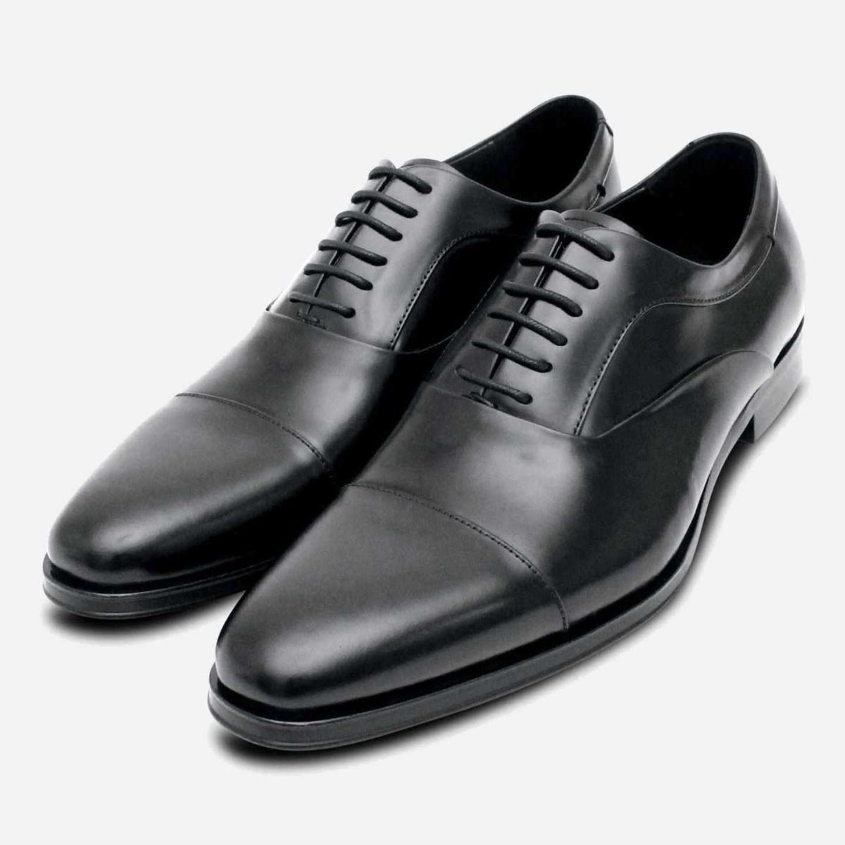 Black Oxford Formal Lace Up Shoes by John White