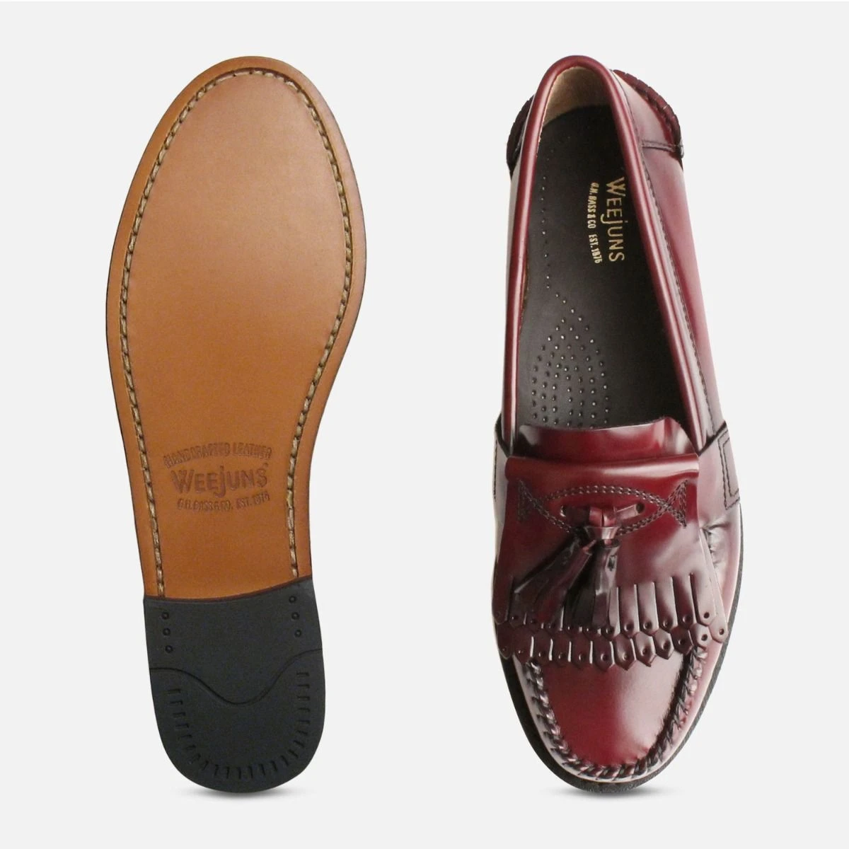 Salvatore Ferragamo STUDIO 13D Oxblood Kiltie Tassel Loafer Burgundy Leather SALVATORE FERRAGAMO Lucas Leather Kiltie | Mercari main image 4