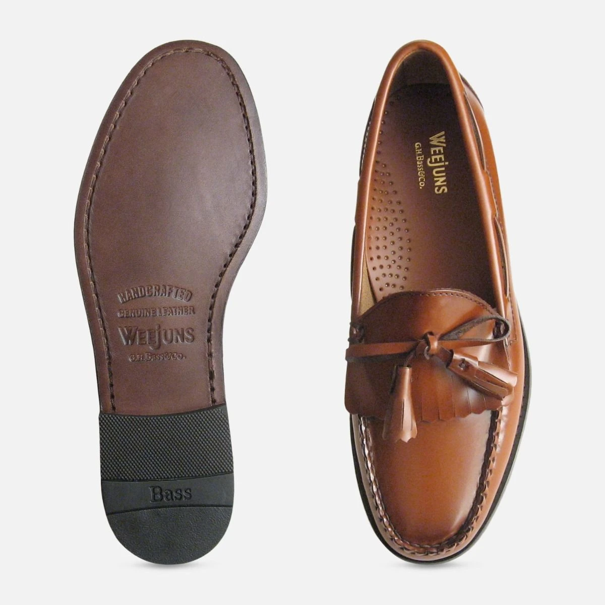BASS Soft Leather Loafers with Tassels Bass Weejuns Men main image 2