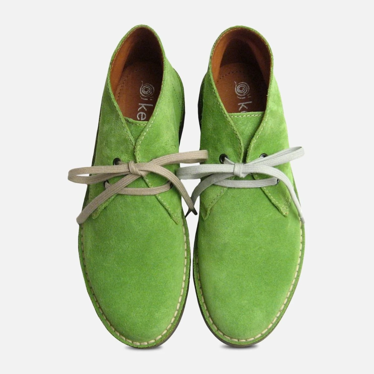 Lime Green Suede Italian Arthur Knight Desert Boots