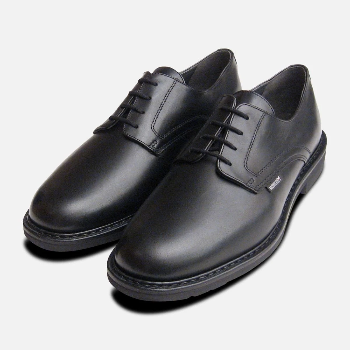 ?2xHP?Mephisto Manko Black Leather Derby Goodyear Welt France 11 Melchior - Black | Mephisto Canada main image 4