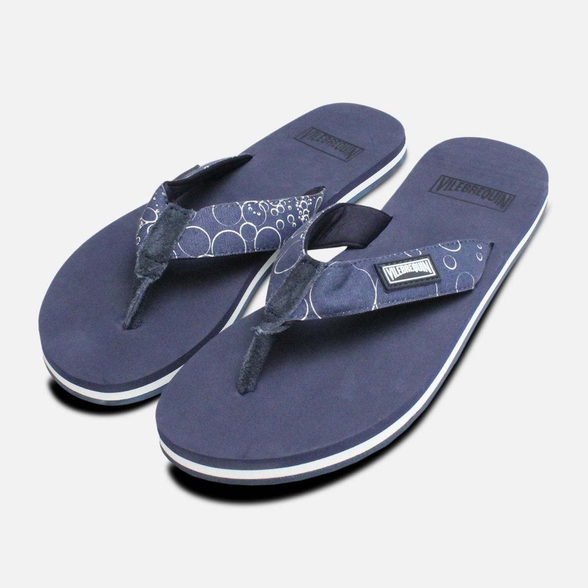 Vilebrequin Navy Turtle Bubbles Sandals display picture 3