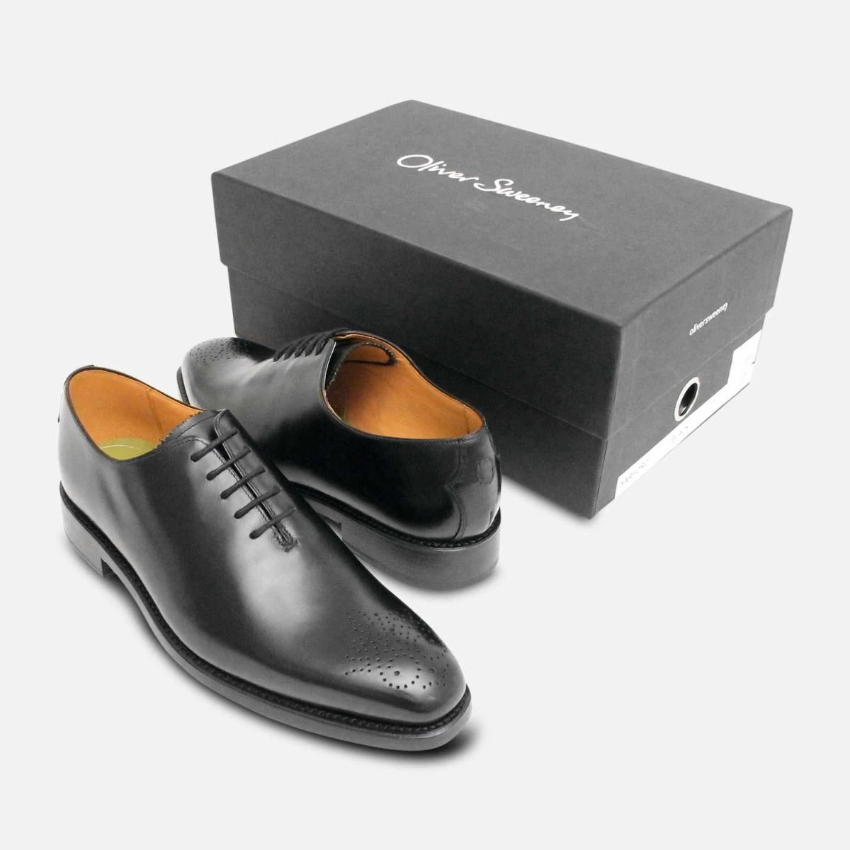 Oliver Sweeney Black Goodyear Wholecut Oxford Brogue display picture 3