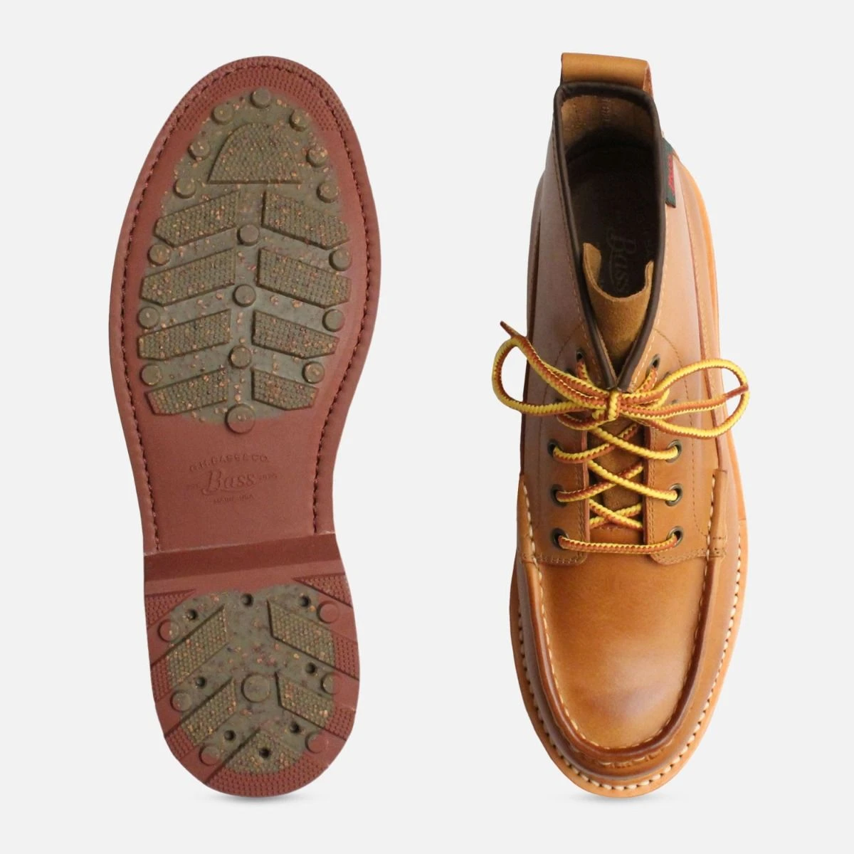 G.H.Bass Quail Hunters Chukka Tan Leather Boot‎ Men\'s Size 10 Rugged Originally designed for hard service, the handsewn Quail  main image 3