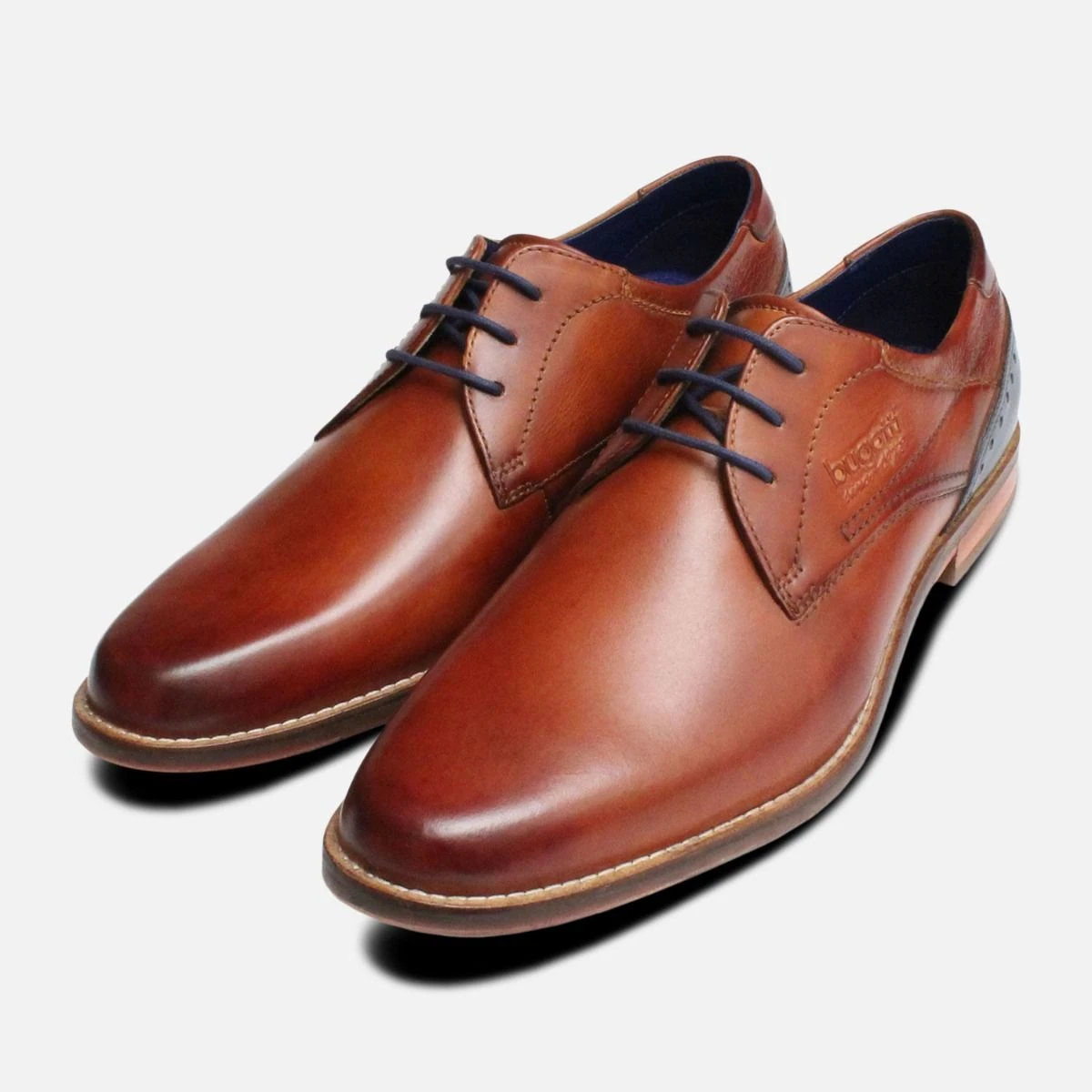 brown long tight dress Men's ØriginalGrand CitySpectre Cap Toe Oxfords in Brown main image 1
