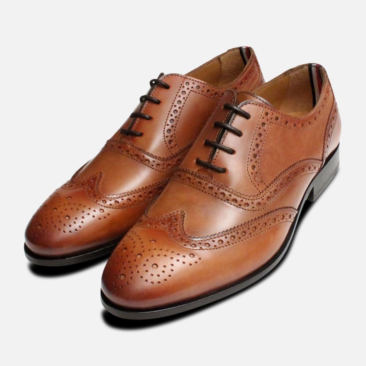Tommy Hilfiger Brandy Brown Bennett Oxford Brogues display picture 2