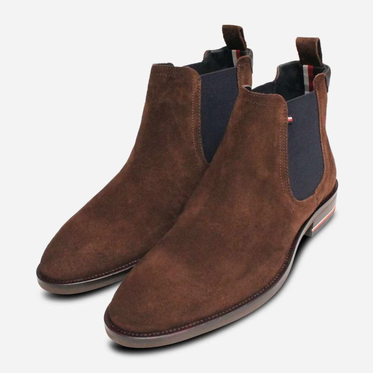 Tommy Hilfiger Men\'s Brown Risten Chelsea Boots Size 12 Tommy Hilfiger - Brandclub - Tommy Hilfiger Men main image 4