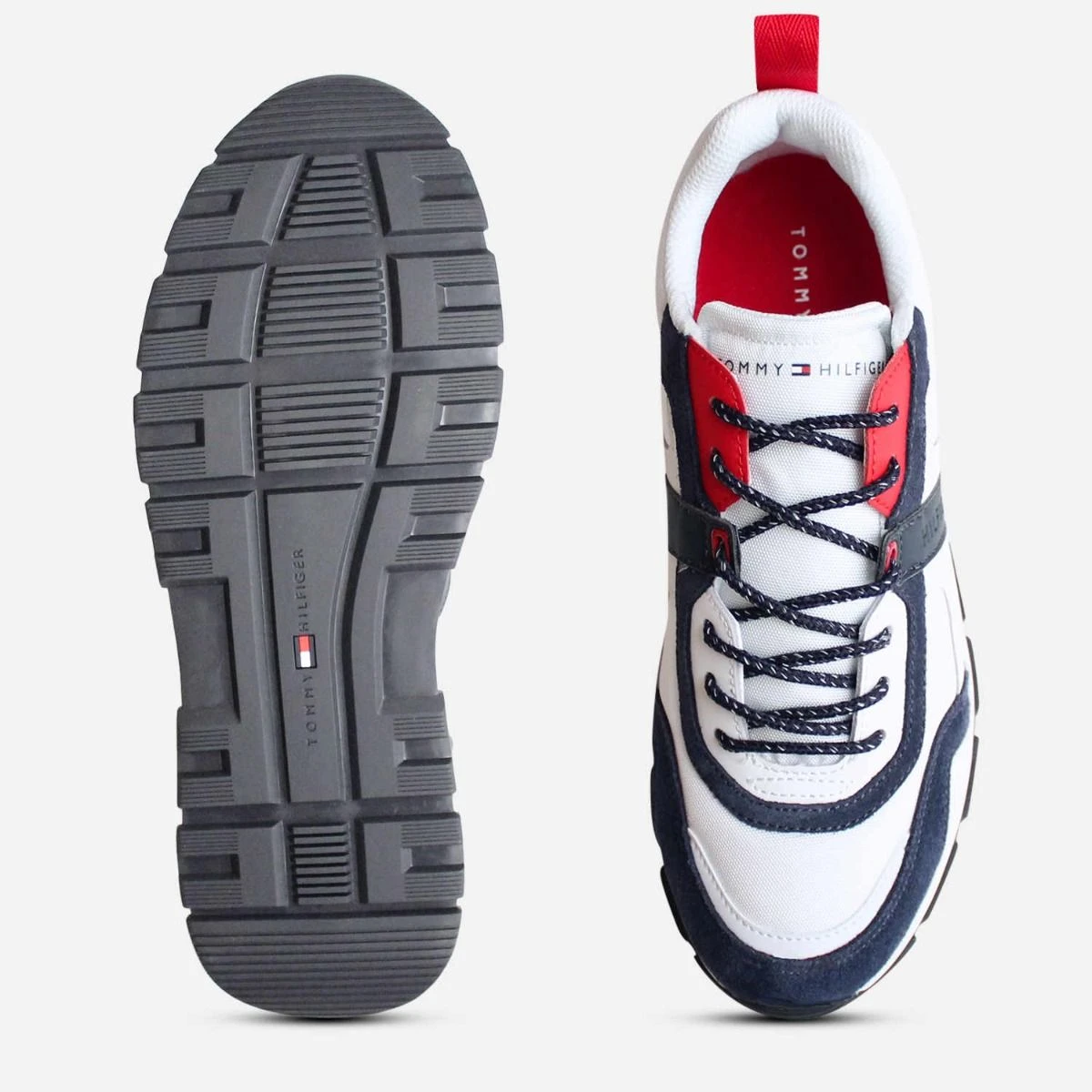 Tommy Hilfiger Heritage Red White & Blue Mens Trainer