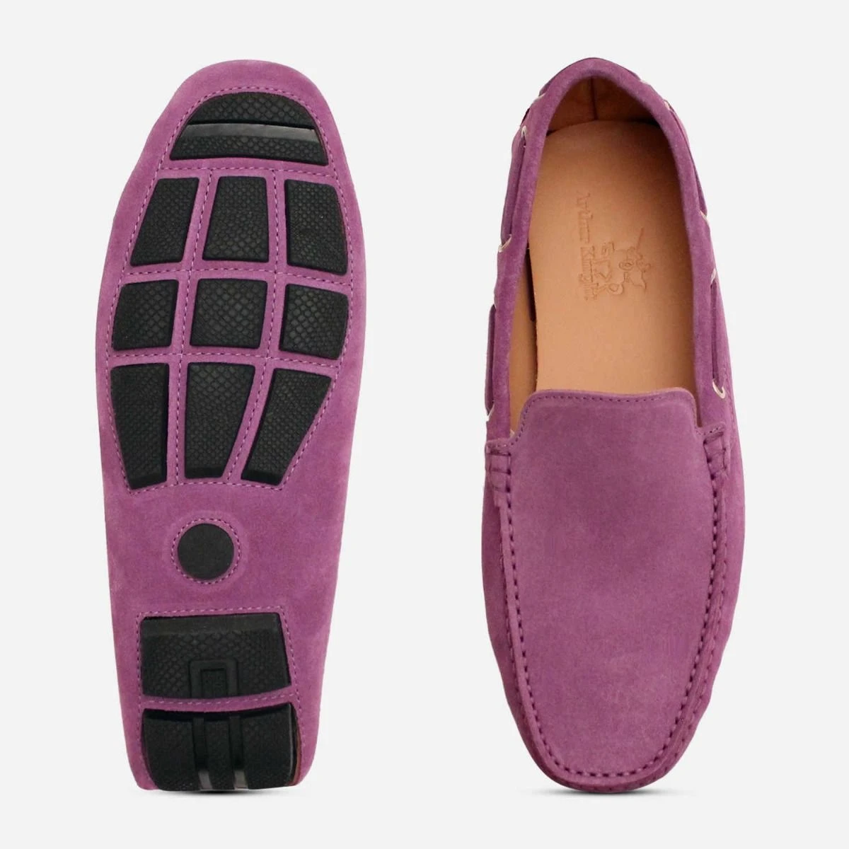 Tod’s Gommino Purple Suede Driving Loafers Men’s 6.5 US 7.5 Moccasin Italy Tod main image 3