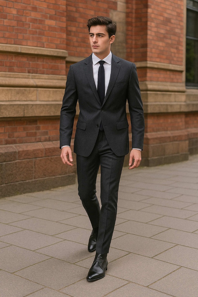 Lace Up Boots in Black by Exceed Shoes Style Raptor