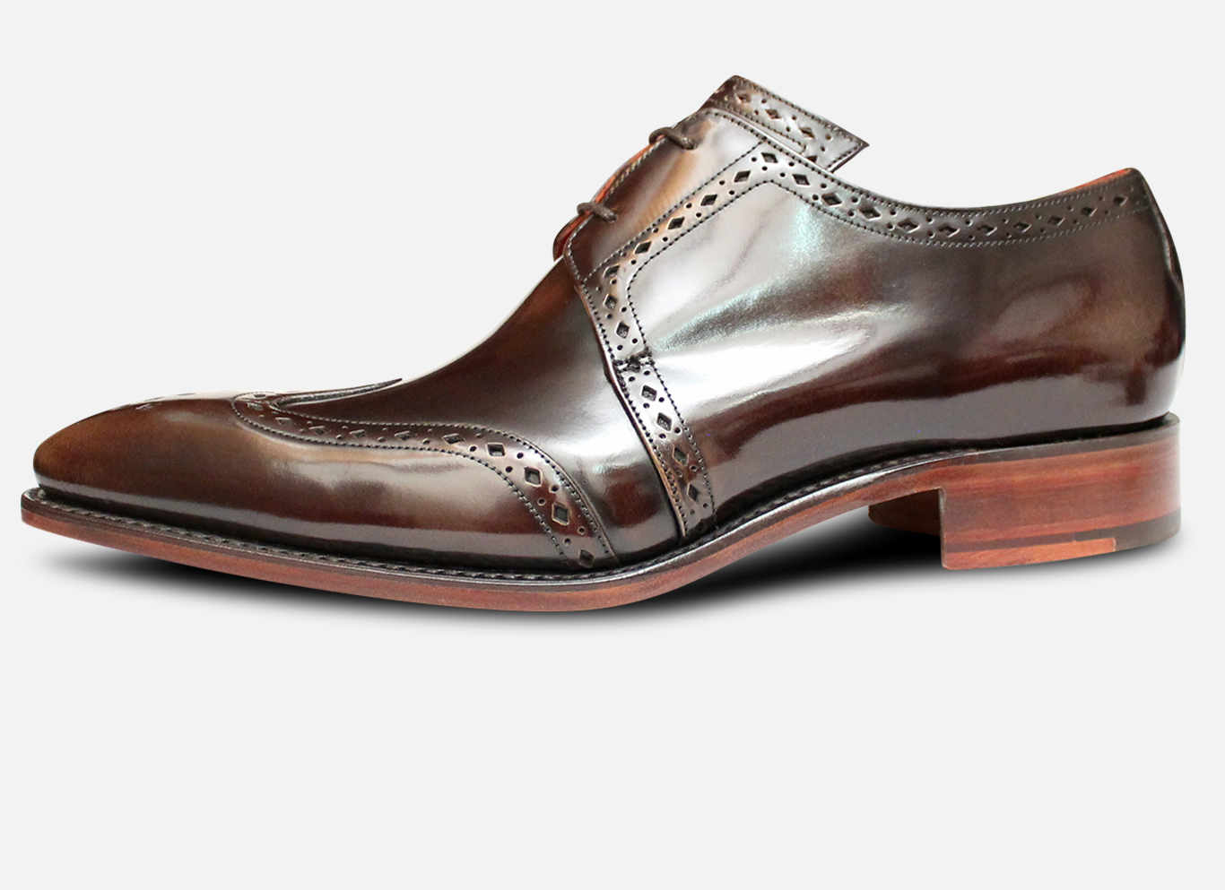 Jeffery West Shoes Original English Brogues in Pickled Walnut