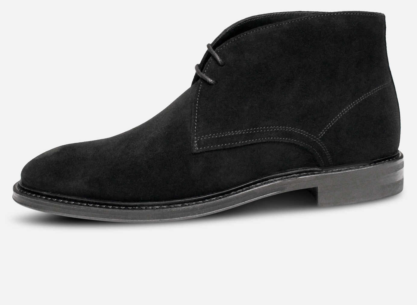 John White All Black Suede Westbury 3 Chukka Boots