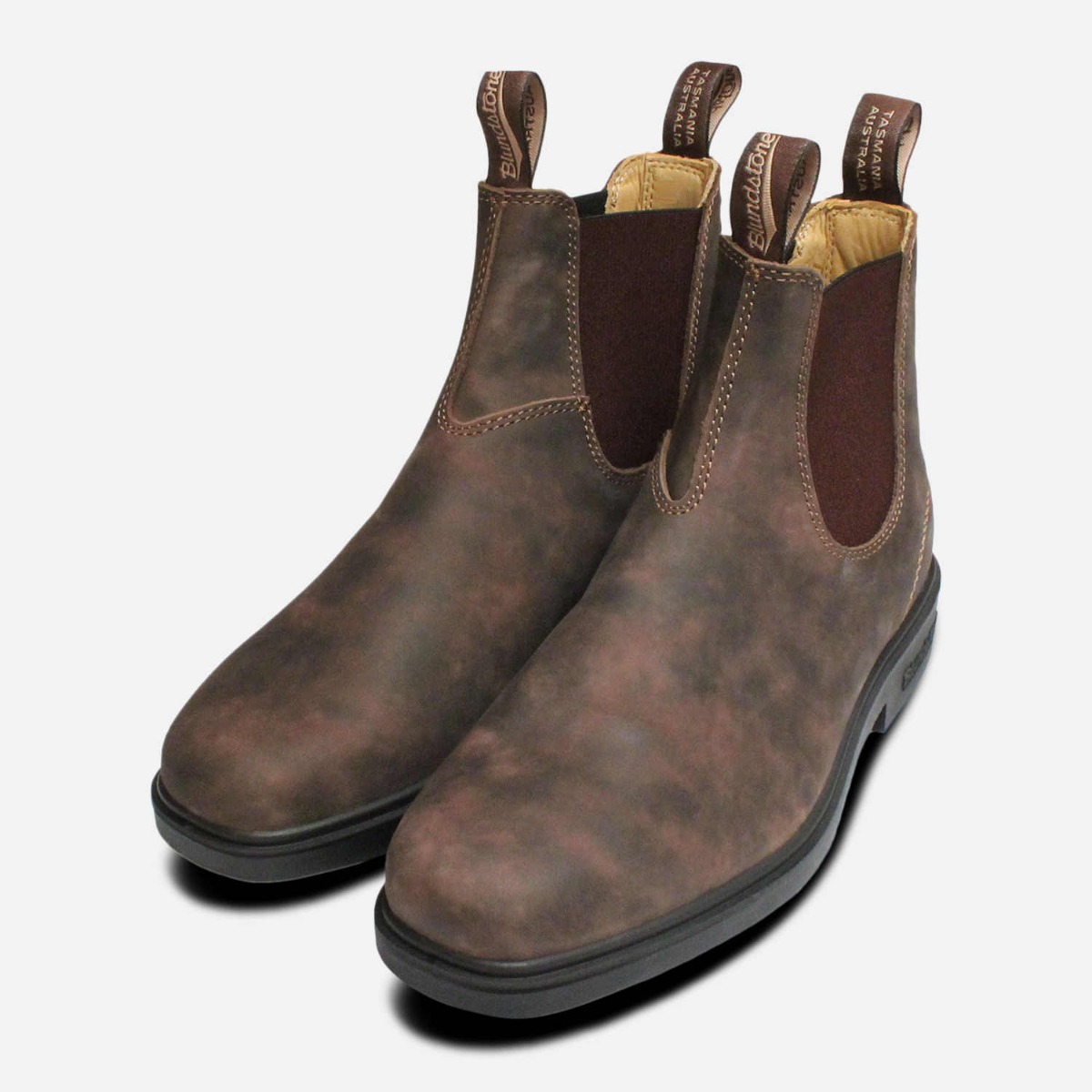 1306 women's dress chelsea boots - rustic brown Ladies Blundstone Slip on Color:Clover Spring fashion Isadora Light Blue Spaghetti They produce nice all