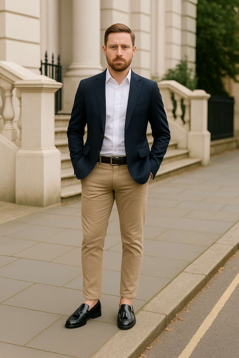 Black Polished Leather Formal Ivy League Tassel Loafers by Bass Weejuns