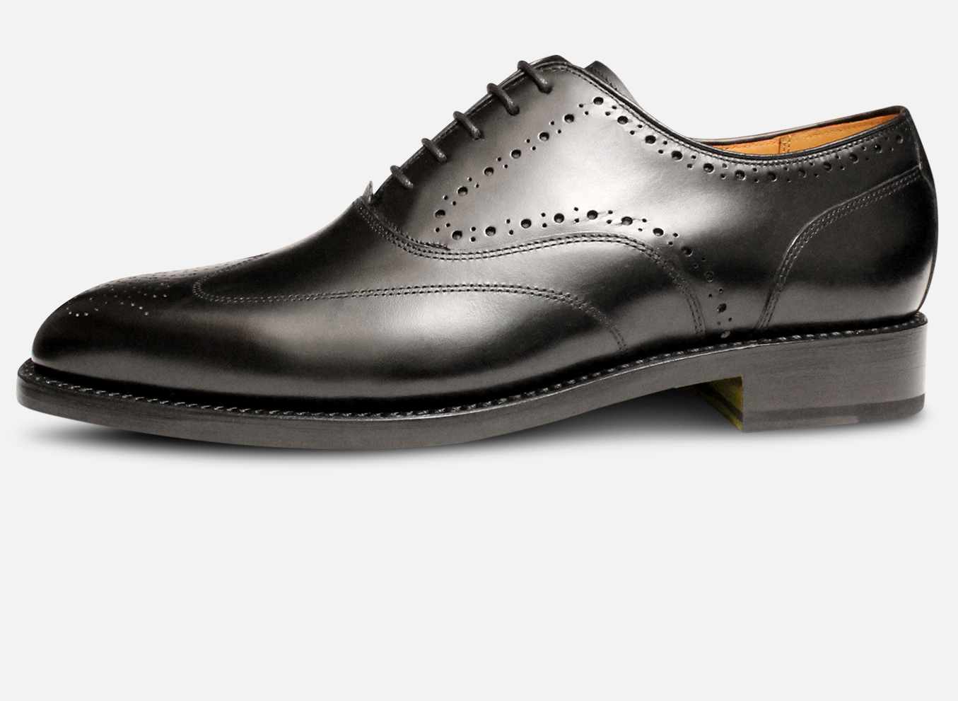 Oliver Sweeney Formal Black Dress Oxford Brogue Shoes
