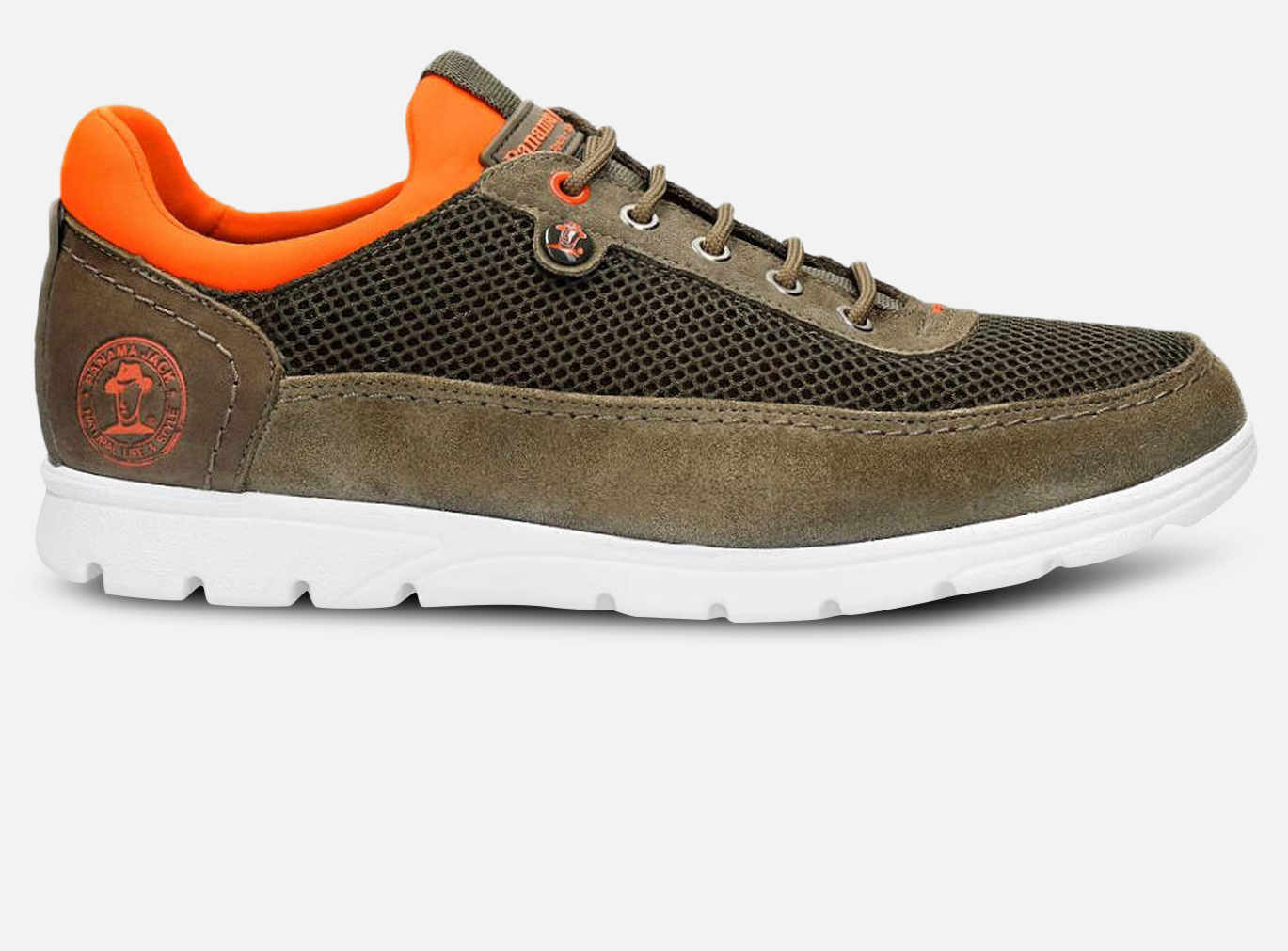 Panama Jack Shoes Designer Khaki Green Sneakers