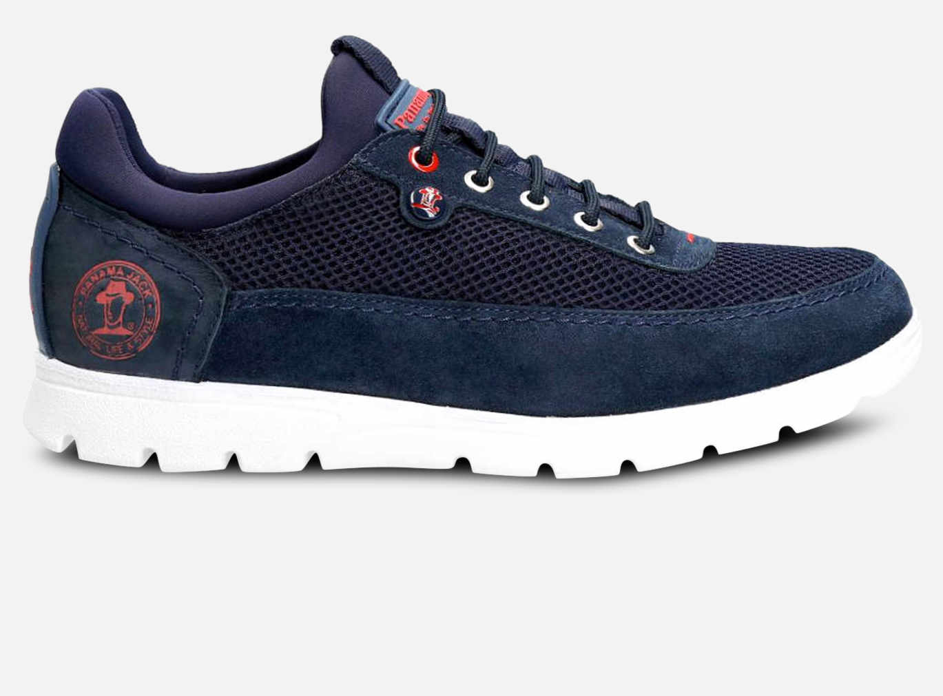 Panama Jack Shoes Designer Davor Sneakers in Navy Blue