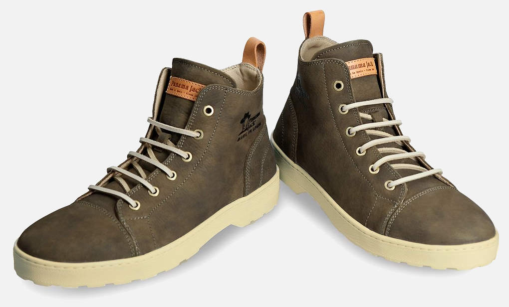 Panama Jack Khaki Green Manhattan C2 Lace Up Boots