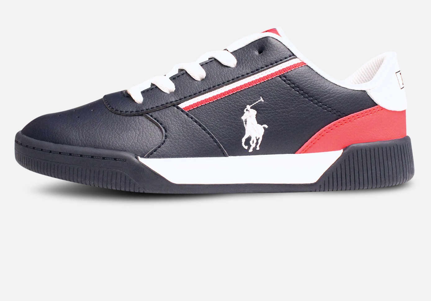 Ralph Lauren Polo Navy Blue Keelin II Kids Shoes