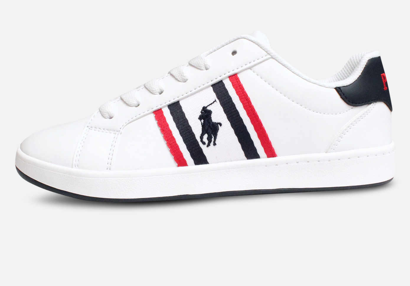 Ralph Lauren Polo Childrens Shoes Oaklynn II in White