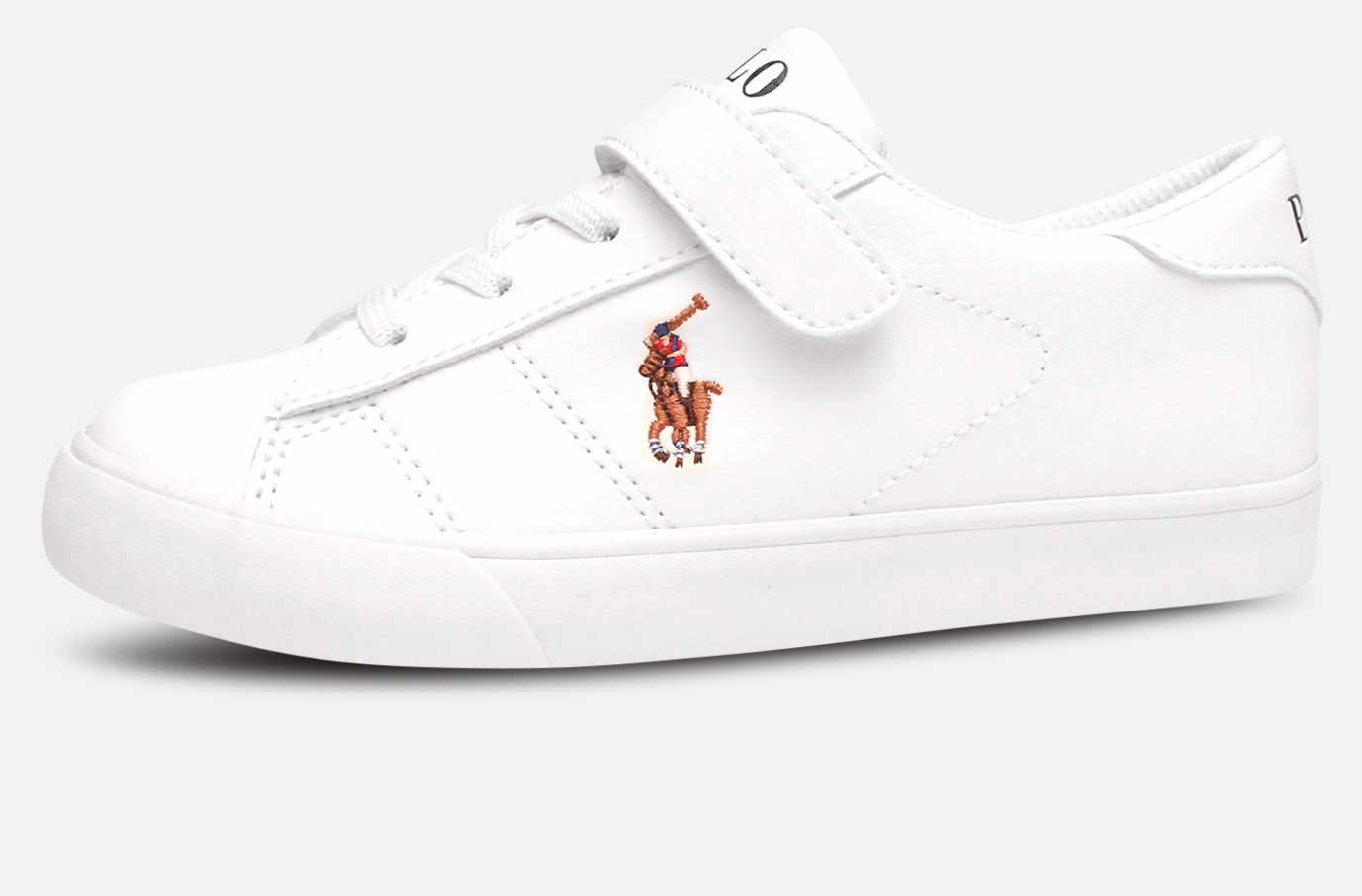 White Ralph Lauren Polo Designer Theron III Childrens Shoes