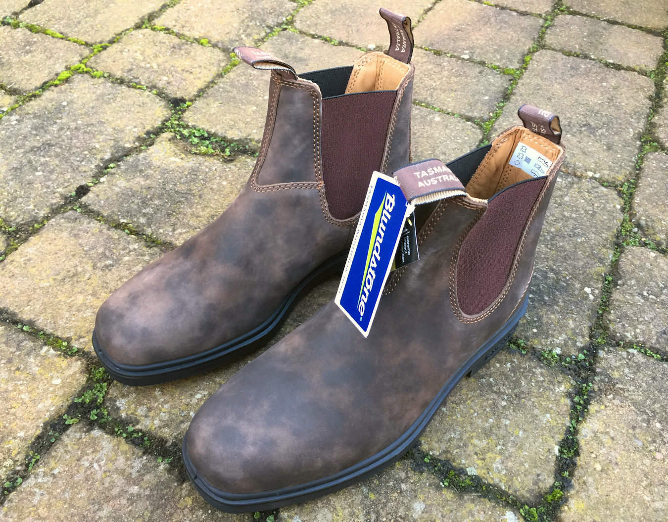 Square Toe 1306 Rustic Brown Mens Blundstone Boots