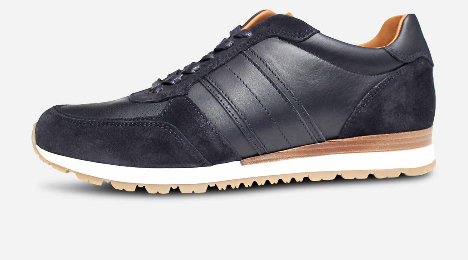 Premium Tommy Hilfiger Navy Blue Lace Up Sneakers