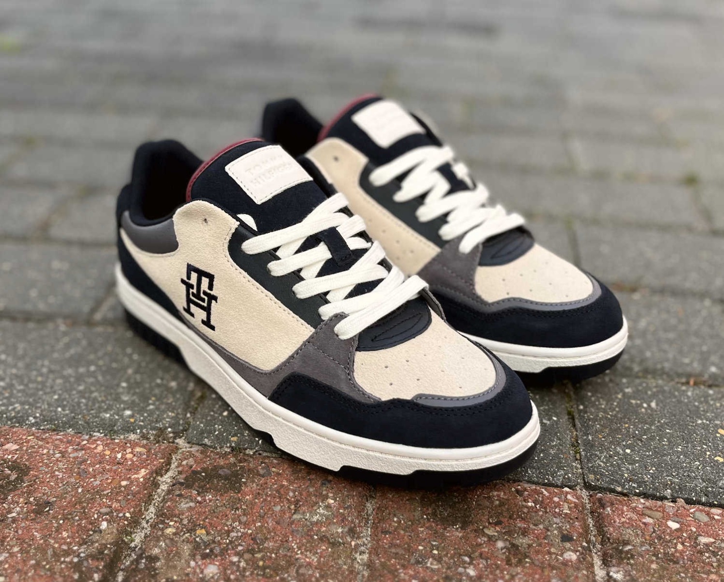 Tommy Hilfiger Designer Cupsole Casual Trainers in Suede