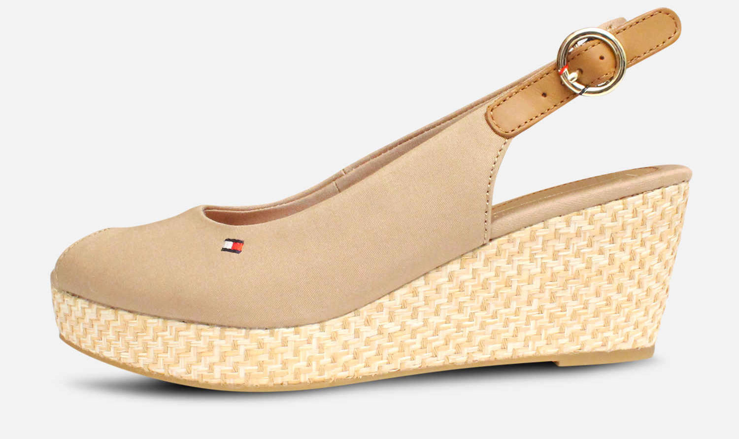 Tommy Hilfiger Womens Elba Cobblestone Sling Back Sandals