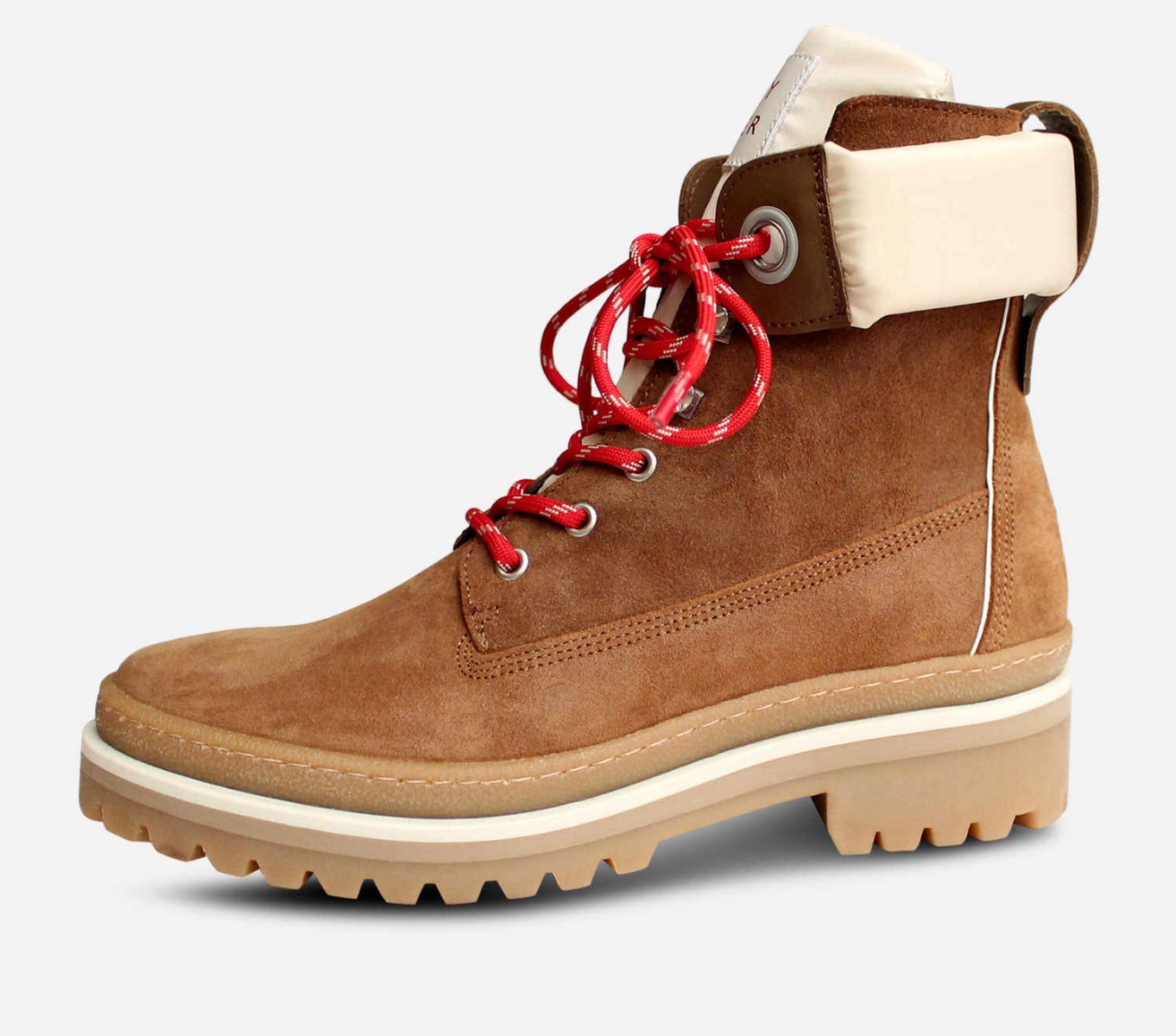 Tommy Hilfiger Sporty Outdoor Lace Up Bootie in Light Brown