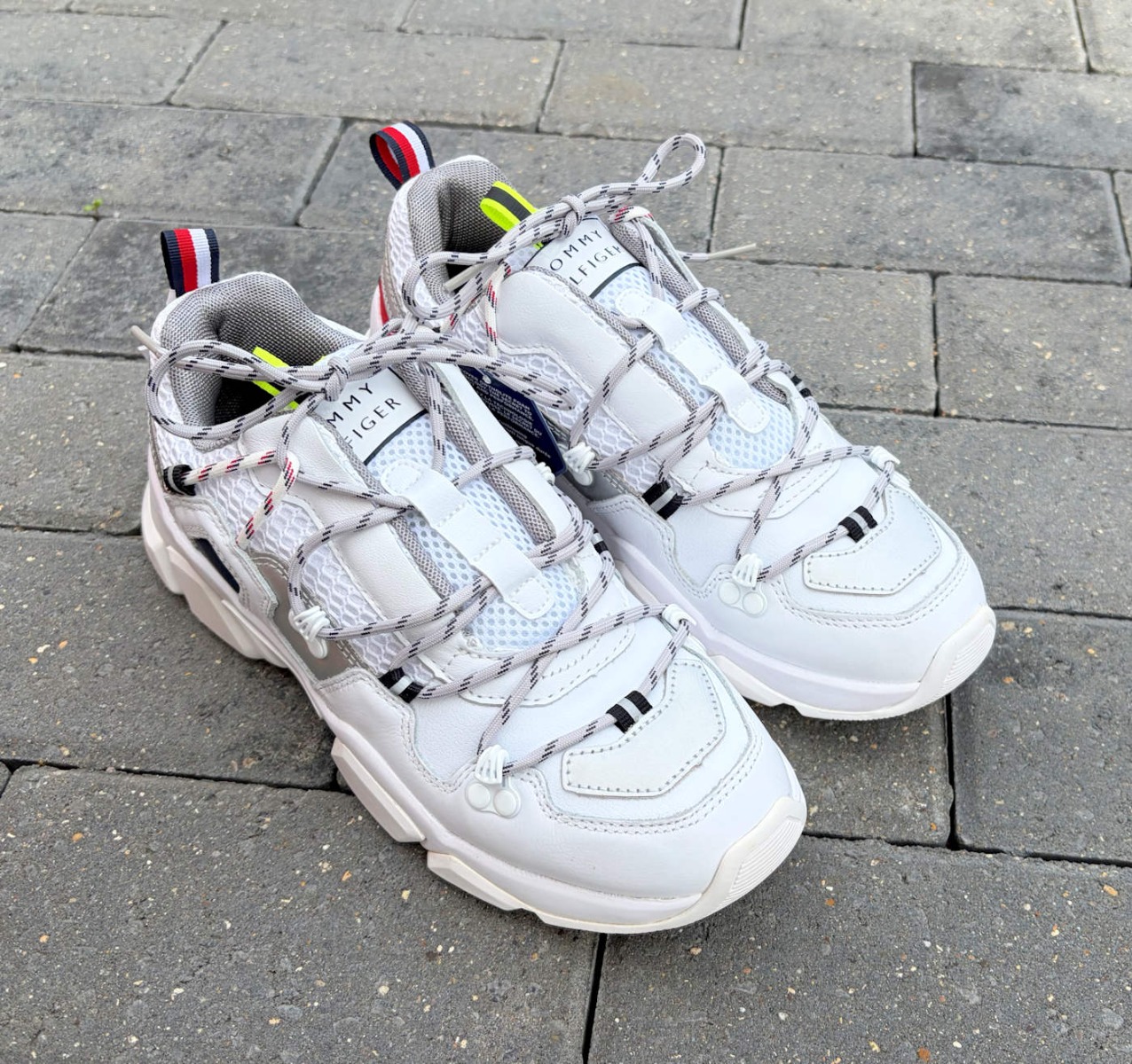 Luxury Tommy Hilfiger White Chunky Sneaker Shoes
