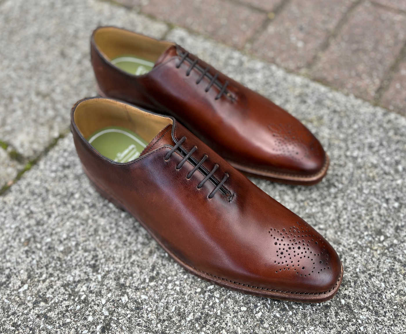 Oliver Sweeney Brown Goodyear Wholecut Oxford Brogue