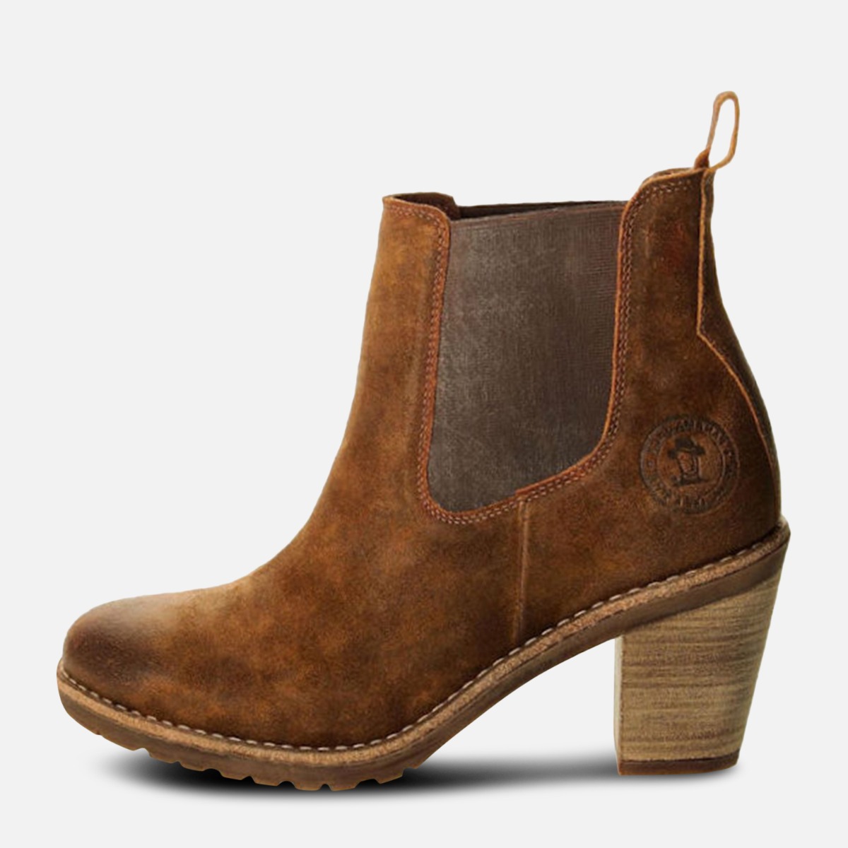 brown heeled boots